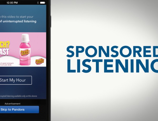 Pandora sponsored listening